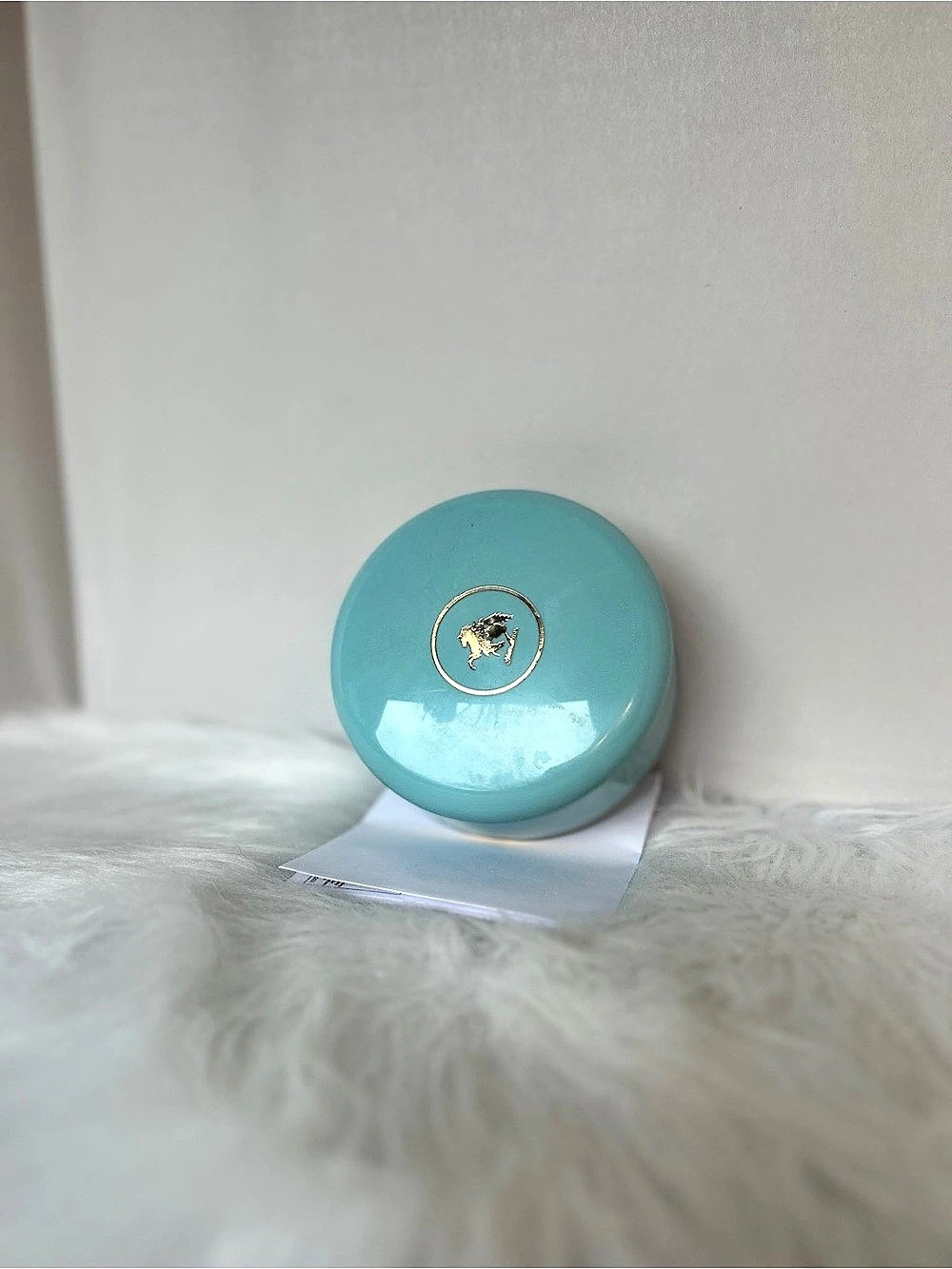 Vintage Elizabeth Arden Empty Blue Dusting Powder Container
